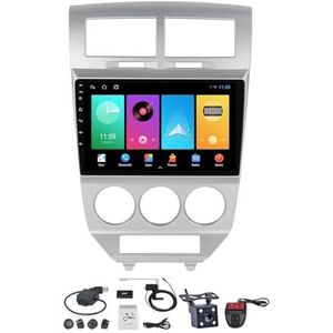 Android 12 Auto Stereo MP5 Player 10.1'' Screen Autoradio Voor Dodge Caliber 2007-2010 Ondersteunt Carplay Android Auto/Bluetooth 5.0/FM AM RDS Radio/Mirror Link/Stuurbediening (Size : M150S)