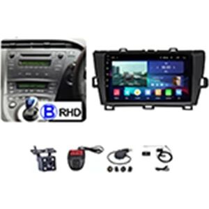 Android Touch Screen Car Stereo 9 Inch Car Stereo Radio Plug And Play Autotoebehoren Autoradio met Bluetooth En Navigatie En Achteruitrijcamera Voor Toyota Prius XW30 2009-2015 (Size : M100S WIFI 1G+