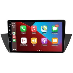 Android 12 Dubbel Din Autoradio Voor BMW X1 E84 2009-2012 Hoofdunit 9""IPS Touchscreen Multimediaspeler met achteruitrijcamera Ondersteuning Carplay Bluetooth GPS Sat Nav RDS SWC (Color : 4Core 1+16G