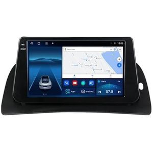 Android 12.0 2 Din Autoradio 9"" Touchscreen Auto Stereo voor Renault Kangoo 2015-2018 met CarPlay,GPS navigatie,FM Radio,AHD Omgekeerd beeld,Bediening op het stuur,Bluetooth (Size : 1+32G)