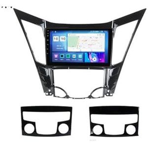9 inch touch screen multimedia speler bluetooth autoradio voor Sonata 2009-2014 Android 12.0 Car Stereo gebouwd carautoplay ondersteuning stuurwielbediening wifi 4g gps navigatie (Size : 4Core WIFI 1