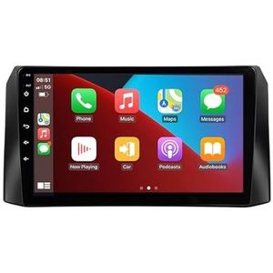 Android 12 2 din autoradio stereo voor UAZ Patriot 3 2016-2021 9 inch touchscreen autoradio auto-accessoires multimedia videospeler ondersteuning wifi FM Bluetooth stuurbediening (Color : 4Core 1+16G