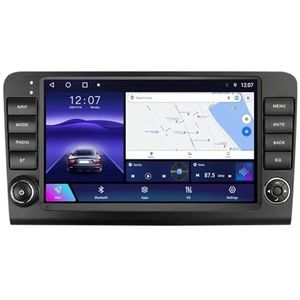 Android 12.0 2 Din Autoradio 9"" Touchscreen Auto Stereo voor Benz M-Class W164 GL-Class X164 ML GL met GPS navigatie,FM Radio,AHD Omgekeerd beeld,Bediening op het stuur,Bluetooth (Size : TS10(6+128G)
