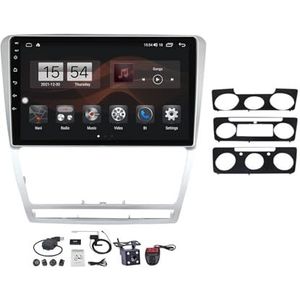 Android 12 Autoradio GPS Navigatie voor Skoda Octavia 2 A5 2008-2013 | 10 inch Touchscreen FM RDS Radio/DSP EQ Instelling/Carplay Android Auto/Bluetooth Mirrorlink/Stuurwielregeling (Size : M150S)
