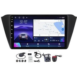 Android 12 Auto Stereo MP5 Player 9'' Screen Autoradio Voor Skoda Fabia 3 III 2015-2019 Ondersteunt Carplay Android Auto/Bluetooth 5.0/FM AM RDS Radio/Mirror Link/Stuurbediening (Size : M400S)