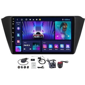 Android 12 Auto Stereo MP5 Player 9'' Screen Autoradio Voor Skoda Fabia 3 III 2015-2019 Ondersteunt Carplay Android Auto/Bluetooth 5.0/FM AM RDS Radio/Mirror Link/Stuurbediening (Size : M100S)