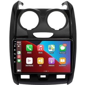 Android 12 Dubbel Din Autoradio Voor Renault Duster 2015-2020 Hoofdunit 9""IPS Touchscreen Multimediaspeler met achteruitrijcamera Ondersteuning Carplay Bluetooth GPS Sat Nav RDS SWC (Color : 8Core 8+