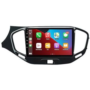 Android 12 Dubbel Din Autoradio Voor LADA Vesta Cross Sport 2015-2019 Hoofdunit 9""IPS Touchscreen Multimediaspeler met achteruitrijcamera Ondersteuning Carplay Bluetooth GPS Sat Nav RDS SWC (Color :