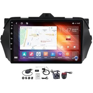 9 Inch 1080P Scherm Android 12 Autoradio Auto Video Speler Voor Suzuki Alivio Ciaz 2014-2019 GPS Navigatiesysteem FM RDS Radio Carplay Android Auto BT 5.0 DAB+ SWC spraakbesturing (Size : M200S)