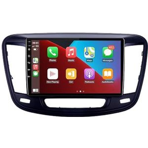 Android 12 Dubbel Din Autoradio Voor Chrysler 200 200C 2015-2019 Hoofdunit 9""IPS Touchscreen Multimediaspeler met achteruitrijcamera Ondersteuning Carplay Bluetooth GPS Sat Nav RDS SWC (Color : 8Core