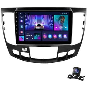 Android 12.0 2 Din Autoradio 9"" Touchscreen Auto Stereo voor Hyundai Sonata NF 2008-2010 met GPS navigatie,FM Radio,AHD Omgekeerd beeld,Bediening op het stuur,Bluetooth (Color : B, Size : 1+32G)