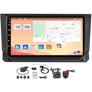 Android 12 Auto Stereo MP5 Player 9'' Screen Autoradio Voor Seat Ibiza 2017-2020 Ondersteunt Carplay Android Auto/Bluetooth 5.0/FM AM RDS DAB Radio/Mirror Link/Stuurbediening (Size : M600S)