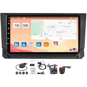 Android 12 Auto Stereo MP5 Player 9'' Screen Autoradio Voor Seat Ibiza 2017-2020 Ondersteunt Carplay Android Auto/Bluetooth 5.0/FM AM RDS DAB Radio/Mirror Link/Stuurbediening (Size : M300S)