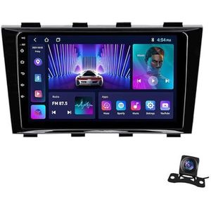 Android 12.0 2 Din Autoradio 9"" Touchscreen Auto Stereo voor Geely Emgrand EC8 2011-2015 met GPS navigatie,FM Radio,AHD Omgekeerd beeld,Bediening op het stuur,Bluetooth (Size : TS10(4+64G))