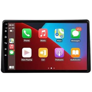 Android 12 Dubbel Din Autoradio Voor Renault Duster HM Arkana 2019-2021 Hoofdunit 9""IPS Touchscreen Multimediaspeler met achteruitrijcamera Ondersteuning Carplay Bluetooth GPS Sat Nav RDS SWC (Color