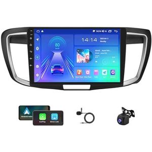 Android 12 autoradio voor Honda ACCORD 9 2012-2018 autonavigatie in-dash autoradio-ontvanger, 9"" HD touchscreen scherm met Bluetooth 5.0 GPS Ondersteuning CarPlay Android Auto/SWC (Color : A1 WIFI 4-