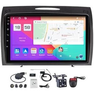 Android 12 Autoradio GPS Navigatie voor Mercedes-Benz SLK-Class R171 2004-2011 | 9 inch Screen FM RDS Radio/DSP EQ Instelling/Carplay Android Auto/BT 5.0 Mirrorlink/Stuurwielregeling (Size : M200S)