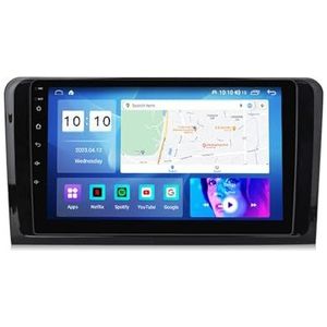 9 inch touch screen multimedia speler bluetooth autoradio voor M-Class GL-Class 2005-2009 Android 12.0 Car Stereo gebouwd carautoplay ondersteuning stuurwielbediening wifi 4g gps navigatie (Size : 8+