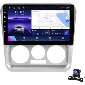 Android 12.0 2 Din Autoradio 9"" Touchscreen Auto Stereo voor Geely CK 2008-2016 met Draadloze Carplay Android Auto GPS navigatie FM Radio AHD Omgekeerd beeld Stuurwielbediening (Size : TS18(2+32G))
