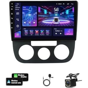 Android 11 Auto Speler Radio 9 Inch Touch Car Screen Radio Voor VW Sagitar Jetta 5 2005-2010 Autoradio Auto Accessoires Touchscreen Autoradio met Bluetooth GPS Navigatie WIFI SWC (Color : B Y1E WIFI