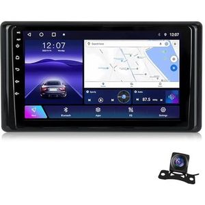 Android 12.0 2 Din Autoradio 9"" Touchscreen Auto Stereo voor Toyota RAIZE 2020 met Draadloze Carplay Android Auto GPS navigatie AHD Omgekeerd beeld Stuurwielbediening (Size : TS18(4+64G))