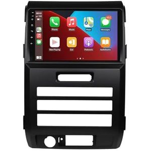 Android 12 autonavigatie in-dash autoradio-ontvanger voor Ford F150 P415 Raptor 2008-2014 dubbel Din 9 inch touchscreen autoradio met satellietnavigatie Bluetooth handsfree RDS SWC (Color : B 4Core 2