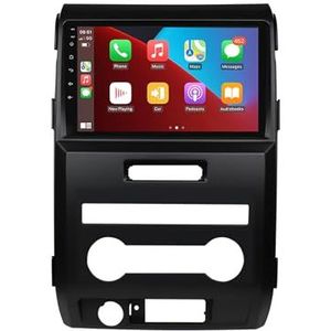 Android 12 autonavigatie in-dash autoradio-ontvanger voor Ford F150 P415 Raptor 2008-2014 dubbel Din 9 inch touchscreen autoradio met satellietnavigatie Bluetooth handsfree RDS SWC (Color : A 8Core 4
