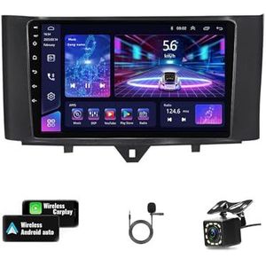 Android 11 Auto Speler Radio 9 Inch Touch Car Screen Radio Voor Benz Smart fortwo 2011-2015 Autoradio Auto Accessoires Touchscreen Autoradio met Bluetooth GPS Navigatie WIFI SWC (Color : Y1E WIFI 4-C