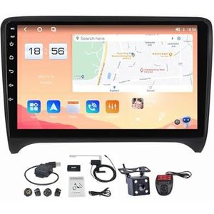 9 Inch 1080P Scherm Android 12 Autoradio Auto Video Speler Voor Audi TT 2 8J 2006-2014 GPS Navigatiesysteem FM RDS Radio Carplay Android Auto BT 5.0 DAB+ SWC spraakbesturing (Size : M400S)
