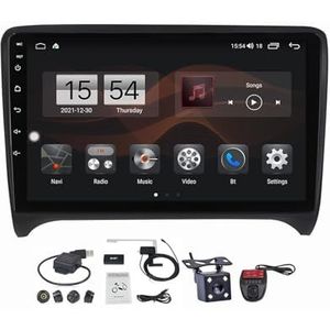 9 Inch 1080P Scherm Android 12 Autoradio Auto Video Speler Voor Audi TT 2 8J 2006-2014 GPS Navigatiesysteem FM RDS Radio Carplay Android Auto BT 5.0 DAB+ SWC spraakbesturing (Size : M150CP)