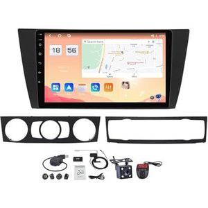 9 Inch 1080P Scherm Android 12 Autoradio Auto Video Speler Voor BMW 3-Series E90 E91 2005-2013 GPS Navigatiesysteem FM RDS Radio Carplay Android Auto BT 5.0 DAB+ SWC spraakbesturing (Size : M300S)