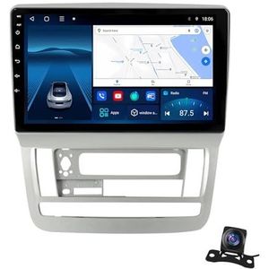 Android 12.0 2 Din Autoradio 9"" Touchscreen Auto Stereo voor Toyota Alphard 2002-2008 met Draadloze Carplay Android Auto GPS navigatie AHD Omgekeerd beeld Stuurwielbediening (Color : A, Size : TS10(