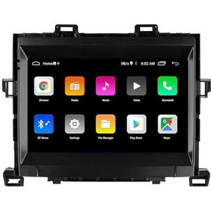 Android 12.0 2 Din Autoradio 9"" Touchscreen Auto Stereo voor Toyota Alphard H20 2008-2014 met Draadloze Carplay Android Auto GPS navigatie AHD Omgekeerd beeld Stuurwielbediening (Size : 1+32G)