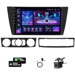 Android 11 Auto Bluetooth Radio 9 Inch Touchscreen Radio Auto Stereo Voor BMW 3 Series E90 E91 E92 E93 Ondersteuning GPS Bluetooth Carplay Wifi Spiegel Link Stuurbediening (Color : Y4 4G+WIFI 8Core 8