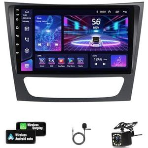 Android Auto Touchscreen Stereo Voor Mercedes Benz E-class W211 CLS CLASS W219 9 ''Touchscreen Multimedia Auto Accessoires Touchscreen Auto Stereo met Bluetooth GPS Ondersteuning Spiegel Link SWC (Co