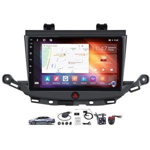Android 12 Auto Stereo MP5 Player 9'' Screen Autoradio Voor Opel Astra K 2015-2022 Ondersteunt Carplay Android Auto/Bluetooth 5.0/FM AM RDS DAB+ Radio/Mirror Link/Stuurbediening (Color : B, Size :