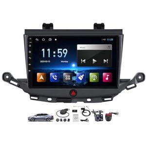 Android 12 Auto Stereo MP5 Player 9'' Screen Autoradio Voor Opel Astra K 2015-2022 Ondersteunt Carplay Android Auto/Bluetooth 5.0/FM AM RDS DAB+ Radio/Mirror Link/Stuurbediening (Color : B, Size :