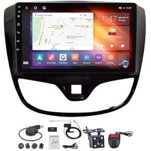 Android 12 Auto Stereo MP5 Player 9'' Screen Autoradio Voor Opel KARL VinFast Fadil 2017-2020 Ondersteunt Carplay Android Auto/Bluetooth/FM AM RDS DAB+ Radio/Stuurbediening (Size : M400S)