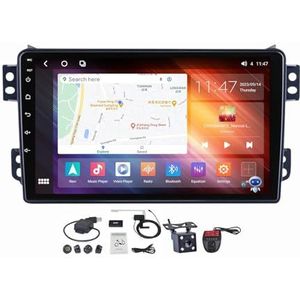 Android 12 Auto Stereo MP5 Player 9'' Screen Autoradio Voor OPEL Agila 2008-2012 Ondersteunt Carplay Android Auto/Bluetooth 5.0/FM AM RDS DAB+ Radio/Mirror Link/Stuurbediening (Size : M700S)