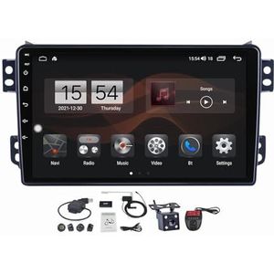 Android 12 Auto Stereo MP5 Player 9'' Screen Autoradio Voor OPEL Agila 2008-2012 Ondersteunt Carplay Android Auto/Bluetooth 5.0/FM AM RDS DAB+ Radio/Mirror Link/Stuurbediening (Size : M150S)