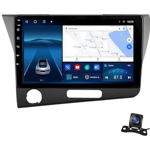 Android 12.0 2 Din Autoradio 9"" Touchscreen Auto Stereo voor Honda CR-Z 1 CRZ 2010-2016 met Draadloze Carplay Android Auto GPS navigatie AHD Omgekeerd beeld Stuurwielbediening (Color : B, Size : 1+3
