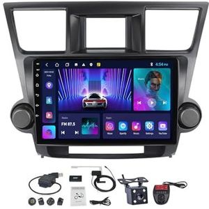 Android 12 Autoradio GPS Navigatie voor Toyota Highlander 2 XU40 2007-2013 | 10 inch Touchscreen FM RDS Radio/DSP EQ Instelling/Carplay Android Auto/BT Mirrorlink/Stuurwielregeling (Size : M150S)
