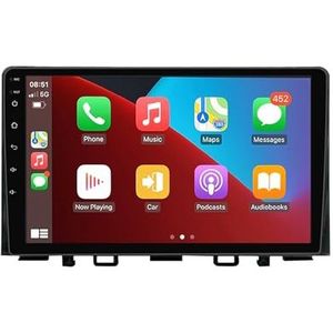 Android 12 Dubbel Din Autoradio Voor KIA RIO YB KX 2016-2020 Hoofdunit 9""IPS Touchscreen Multimediaspeler met achteruitrijcamera Ondersteuning Carplay Bluetooth GPS Sat Nav RDS SWC (Color : 8Core 6+1