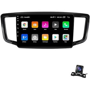 Android 12.0 2 Din Autoradio 10"" Touchscreen Auto Stereo voor Honda Odyssey 2015-2019 met Draadloze Carplay Android Auto GPS navigatie AHD Omgekeerd beeld Stuurwielbediening (Size : 1+32G)