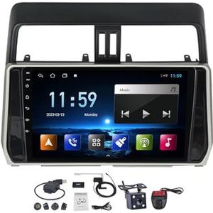 Android 12 Autoradio Voor Toyota Land Cruiser Prado 150 2017-2018 - 2 Din - 9 Inch Scherm - Ondersteuning Stuurwiel/BT 5.0/DSP Carplay Android Auto/FM RDS DAB+ Radio/Back-up camera (Size : M100S)