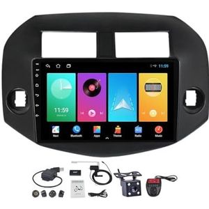 Android 12 Autoradio Voor Toyota RAV4 3 XA30 2005-2013 - 2 Din - 9 Inch Scherm - Ondersteuning Stuurwiel/Bluetooth/DSP Carplay Android Auto/FM RDS DAB+ Radio/4G Wifi/Back-up camera (Size : M150S)