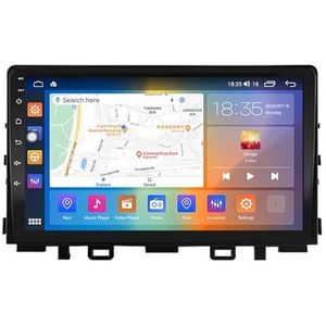 Android 12.0 2 Din Autoradio 9"" Touchscreen Auto Stereo Voor Kia Rio YB 2016-2020 Met Draadloze Carplay Android Auto GPS Navigatie AHD Omgekeerd Beeld Stuurwielbediening (Size : P1(1G+16G))