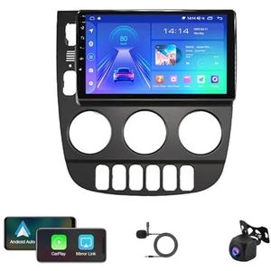Android 12 Autoradio Stereo GPS-navigatie Ultradunne mainframe voor Benz M-Class W163 ML320 1997-2005 9 ""IPS Touchscreen Autonavigatie Video Met Wifi Bluetooth Spiegel Link USB Back-up Camera (Color