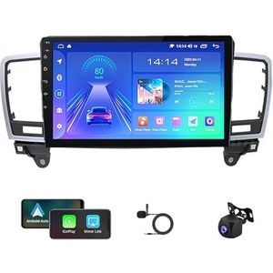 Android 12 Autoradio Stereo GPS-navigatie Ultradunne mainframe voor Mercedes-Benz M-Class W166 ML 2011-2015 9 ""IPS Touchscreen Autonavigatie Video Met Wifi Bluetooth Spiegel Link USB Back-up Camera (