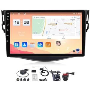 Android 12 2 DIN Autoradio Stereo 9 inch Screen voor Toyota RAV4 3 XA30 2005-2016 Carplay Android Auto GPS-navigatie Bluetooth 5.0 RDS FM AM DAB+ Radio Stuurbediening Voice Control (Size : M200S)